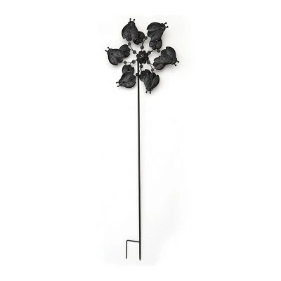 The Lakeside Collection Lakeside Decorative Garden Ladybug Wind Spinner Stake - Dynamic Outdoor Accent 3 The Lakeside Collection Lakeside Decorative Garden Ladybug Wind Spinner Stake - Dynamic Outdoor Accent - Image 2
