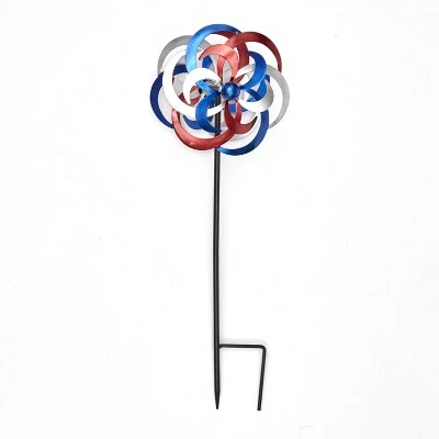 The Lakeside Collection Lakeside Garden Wind Spinner Pinwheel Stakes - Set of 3 4 The Lakeside Collection Lakeside Garden Wind Spinner Pinwheel Stakes - Set of 3 - Image 2