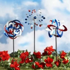 The Lakeside Collection Lakeside Garden Wind Spinner Pinwheel Stakes - Set of 3 16 The Lakeside Collection Lakeside Garden Wind Spinner Pinwheel Stakes - Set of 3 -Cheap Garden Decor Store unnamed file 13759