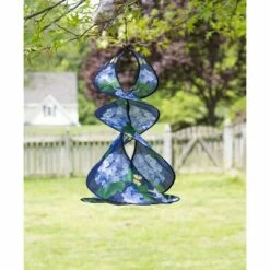 Evergreen Hydrangea Blossoms Twister- 15 x 29.5 x 15 Inches Durable and Well Made Home and Garden Decor