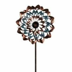 Evergreen 75"H Solar Wind Spinner, Copper and Verdigris Zinnia Garden Decor and Accessories for Home and Yard 9 Evergreen 75"H Solar Wind Spinner, Copper and Verdigris Zinnia Garden Decor and Accessories for Home and Yard -Cheap Garden Decor Store unnamed file 13784