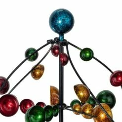 71" Iron Orbital Wind Spinner Garden Stake - Alpine Corporation -Cheap Garden Decor Store unnamed file 13804