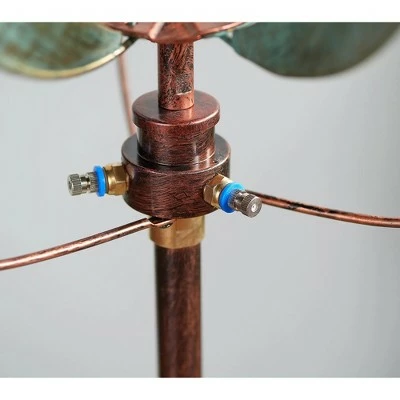 Evergreen 89-inch Multi-Colored Outdoor Safe Kinetic Hydro Spinner Lawn Watering Garden Stake 4 Evergreen 89-inch Multi-Colored Outdoor Safe Kinetic Hydro Spinner Lawn Watering Garden Stake - Image 3