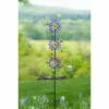Evergreen 71"H Garden Stake with Spinning Flowers, Violet Trio- -Cheap Garden Decor Store unnamed file 13841