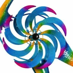 Evergreen 68"H Statement Peacock Wind Spinner -Cheap Garden Decor Store unnamed file 13853