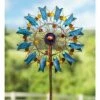 Wind & Weather Verdigris Leaf Solar-Lighted Metal Wind Spinner -Cheap Garden Decor Store unnamed file 13866
