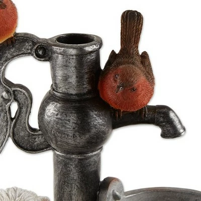 Zingz & Thingz Zingz & Thingz 12.25" Polyresin Little Pup and Water Pump Statue 3 Zingz & Thingz Zingz & Thingz 12.25" Polyresin Little Pup and Water Pump Statue - Image 2