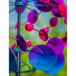 Evergreen 74.75"H Wind Spinner, Blue Purple Pink Ombre 13 Evergreen 74.75"H Wind Spinner, Blue Purple Pink Ombre -Cheap Garden Decor Store unnamed file 13878