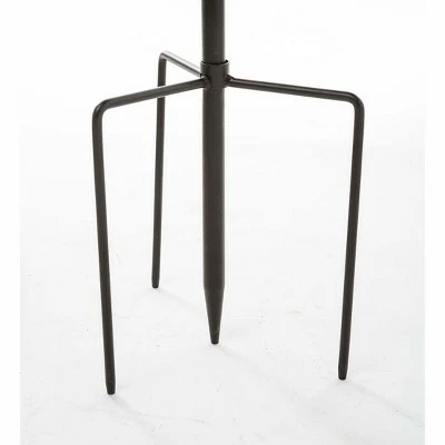 Wind & Weather Metal Ginkgo Leaves Wind Spinner In Autumn Hues With Abstract Wire Forms 7 Wind & Weather Metal Ginkgo Leaves Wind Spinner In Autumn Hues With Abstract Wire Forms - Image 5