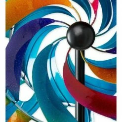 Wind & Weather Colorful Waves Metal Wind Spinner With Glass Balls 8 Wind & Weather Colorful Waves Metal Wind Spinner With Glass Balls -Cheap Garden Decor Store unnamed file 13937