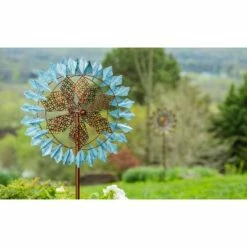 Evergreen 75"H Wind Spinner, Copper and Verdigris -Cheap Garden Decor Store unnamed file 13959