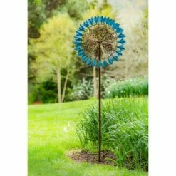 Evergreen 75"H Wind Spinner, Copper and Verdigris -Cheap Garden Decor Store unnamed file 13963