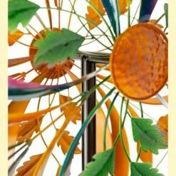 Wind & Weather Colorful Tail Feathers Dual-Rotor Metal Wind Spinner -Cheap Garden Decor Store unnamed file 13969