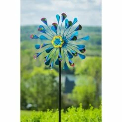 Evergreen 75"H Wind Spinner, Blue and Purple Calla Lilies -Cheap Garden Decor Store unnamed file 13981