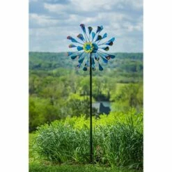 Evergreen 75"H Wind Spinner, Blue and Purple Calla Lilies -Cheap Garden Decor Store unnamed file 13982