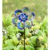 Wind & Weather Metal Pinwheel Spinner with Glow-in-the-Dark Glass Ball -Cheap Garden Decor Store unnamed file 14028