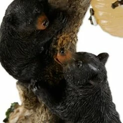 Zingz & Thingz Zingz & Thingz 12" Polyresin Climbing Bear Honeycomb Solar Light Statue Black -Cheap Garden Decor Store unnamed file 1403