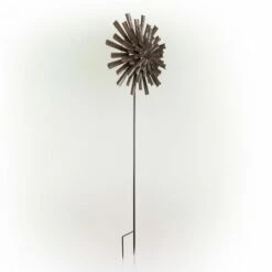 Alpine Corporation Alpine Floral Kinetic Wind Spinner Stake Bronze -Cheap Garden Decor Store unnamed file 14040