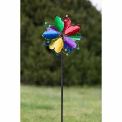 Evergreen Blooms Outdoor Safe Kinetic Wind Spinning Topper - Pole Sold Separately -Cheap Garden Decor Store unnamed file 14059