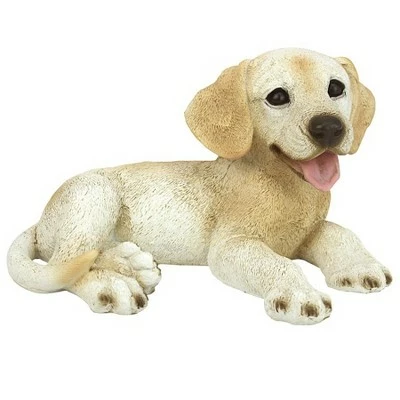 Design Toscano Yellow Labrador Puppy Dog Statue - Yellow 3 Design Toscano Yellow Labrador Puppy Dog Statue - Yellow