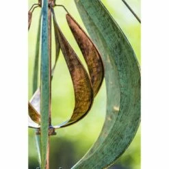 Evergreen 87.5"H Misting Wind Spinner, Copper and Verdigris Tulip -Cheap Garden Decor Store unnamed file 14075