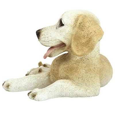 Design Toscano Yellow Labrador Puppy Dog Statue - Yellow 5 Design Toscano Yellow Labrador Puppy Dog Statue - Yellow - Image 3