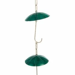 Evergreen 98"H Verdigris Umbrella Rain Chain- Fade and Weather Resistant Outdoor Decor -Cheap Garden Decor Store unnamed file 14088