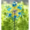 Evergreen 48.5"H Wind Spinner, Blue Confetti -Cheap Garden Decor Store unnamed file 14089