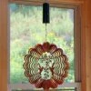12" Stainless Steel Hummingbird Wind Spinner with Battery-Operated Motor - Orange - Sunnydaze Decor -Cheap Garden Decor Store unnamed file 14090