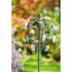 Evergreen 50.7" Wind Spinner, Patina Gingko Leaves -Cheap Garden Decor Store unnamed file 14161