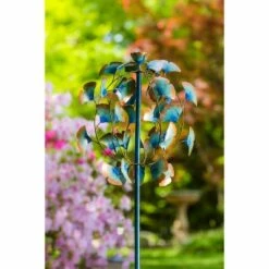 Evergreen 50.7" Wind Spinner, Patina Gingko Leaves -Cheap Garden Decor Store unnamed file 14163