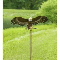 Wind & Weather Bald Eagle Metal Wind Spinner