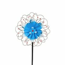 Evergreen 75"H Wind Spinner, Blue Floral with Wire Detailing 10 Evergreen 75"H Wind Spinner, Blue Floral with Wire Detailing -Cheap Garden Decor Store unnamed file 14178