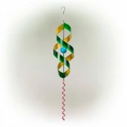 Alpine Corporation 34" Metal Swirl Décor Red/blue -Cheap Garden Decor Store unnamed file 14202