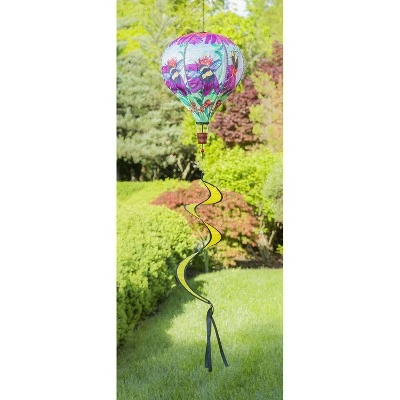 Evergreen Buzzing Bee Burlap Animated Balloon Spinner 3 Evergreen Buzzing Bee Burlap Animated Balloon Spinner