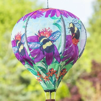 Evergreen Buzzing Bee Burlap Animated Balloon Spinner 4 Evergreen Buzzing Bee Burlap Animated Balloon Spinner - Image 2