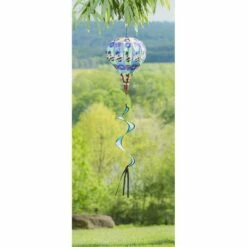 Evergreen Bee with a Border Burlap Balloon Spinner 6 Evergreen Bee with a Border Burlap Balloon Spinner -Cheap Garden Decor Store unnamed file 14214