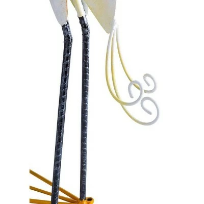 Wind & Weather Handcrafted Metal Crane Wind Spinner with Twirling Wings 6 Wind & Weather Handcrafted Metal Crane Wind Spinner with Twirling Wings - Image 5