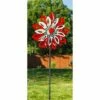 Evergreen 75"H Wind Spinner, Red and White Patriotic Leaves 1 Evergreen 75"H Wind Spinner, Red and White Patriotic Leaves -Cheap Garden Decor Store unnamed file 14253