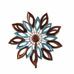 Evergreen 75"H Wind Spinner, Copper and Verdigris Leaves 11 Evergreen 75"H Wind Spinner, Copper and Verdigris Leaves -Cheap Garden Decor Store unnamed file 14295