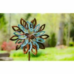 Evergreen 75"H Wind Spinner, Copper and Verdigris Leaves 16 Evergreen 75"H Wind Spinner, Copper and Verdigris Leaves -Cheap Garden Decor Store unnamed file 14300