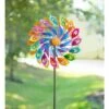 Wind & Weather Colorful Feather Spiral Spinner with Faceted Acrylic Beads -Cheap Garden Decor Store unnamed file 14320