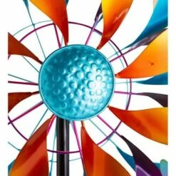 Wind & Weather Rainbow Colored Three-Ring Circus Metal Wind Spinner 10 Wind & Weather Rainbow Colored Three-Ring Circus Metal Wind Spinner -Cheap Garden Decor Store unnamed file 14330