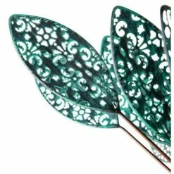 Wind & Weather Patina Leaves and Bronze-Colored Swirls Metal Wind Spinner with Golden Laser-Cut Leaf -Cheap Garden Decor Store unnamed file 14346