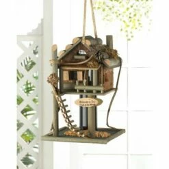 Zingz & Thingz Zingz & Thingz 7.8" Wood Tree House Bird Feeder Brown 13 Zingz & Thingz Zingz & Thingz 7.8" Wood Tree House Bird Feeder Brown -Cheap Garden Decor Store unnamed file 14379