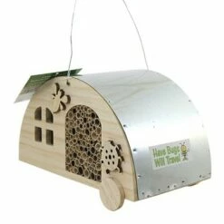 Gold Crest Distribution Home & Garden 6.0" Cozy Camper Insect Home Mason Bees Butterflies Gold Crest Distributing - Bird And Insect Houses