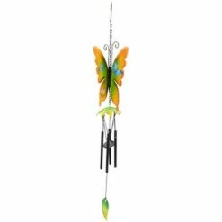 Northlight 15.75" Orange and Green Metal Butterfly Outdoor Garden Windchime -Cheap Garden Decor Store unnamed file 1526