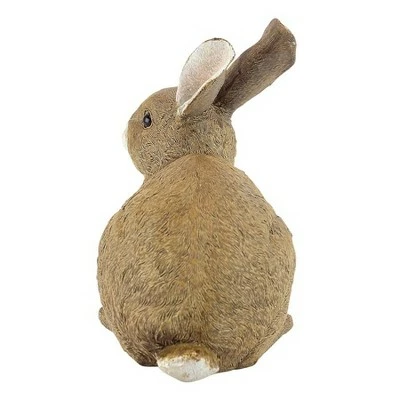 Design Toscano Bashful, The Bunny, Lying Down Garden Rabbit Statue - Brown 5 Design Toscano Bashful, The Bunny, Lying Down Garden Rabbit Statue - Brown - Image 3