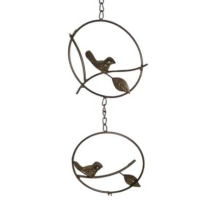 Home & Garden 54.0" Bird On Branch Rain Chain Bell Wind Chime Ganz - Bells And Wind Chimes 3 Home & Garden 54.0" Bird On Branch Rain Chain Bell Wind Chime Ganz - Bells And Wind Chimes