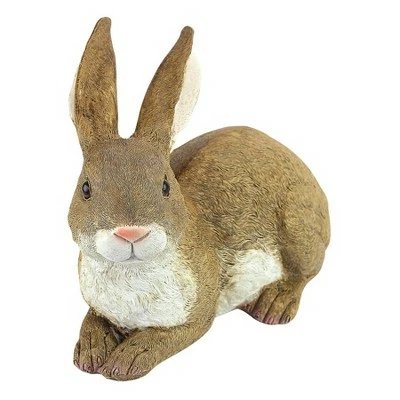 Design Toscano Bashful, The Bunny, Lying Down Garden Rabbit Statue - Brown 7 Design Toscano Bashful, The Bunny, Lying Down Garden Rabbit Statue - Brown - Image 5